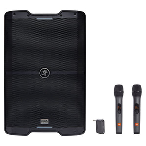 Mackie SRM210 V-Class 10” 2000w Active PA DJ Speaker w/Bluetooth+JBL Microphones