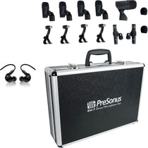 DM-7 Drum Microphone Kit + Mackie MP-120 In-Ear Monitors