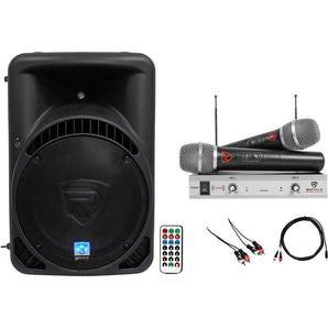 Rockville Powered 12" iphone/ipad/Android/Laptop/T.V. Karaoke Machine/System