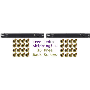 (2) Furman M-8X2 15A 9 Outlet Rack AC Power Conditioners + Screws
