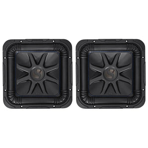 (2) Kicker L7S104 10" 2400w Solobaric L7S Car Subwoofers Solo-Baric 44L7S10-4