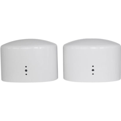 MAC69W 6x9" White Aluminum Wakeboard Tower Speaker Pods + Covers