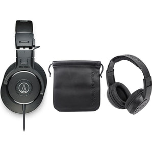 Audio Technica ATH-M30X Studio Monitor Collapsible Headphone+Headphones