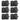 12) Rockville WET-7020B Black 5.25" Living Room/Dining Room/Office Wall Speakers