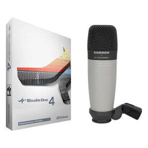 Presonus Studio One 4 Pro Upgrade Artist/Producer v. 1/2/3 to Pro 4.0+Microphone