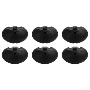 (6) Rockville D4-16 Black Dual 4" 16-ohm Swivel Outdoor Home Patio Speakers