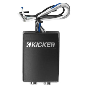 KICKER 46KISLOC2 Speaker Wire-to-RCA Line-Out Converter w/ LOC+12v Turn on Lead