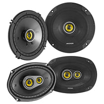 Pair KICKER 46CSC6934 6x9" 900 Watt+Pair 46CSC654 6.5" Car Audio Speakers