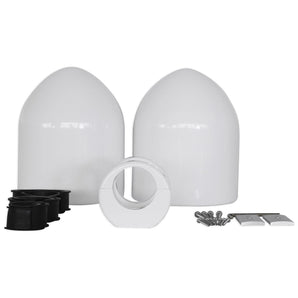 MB QUART GMR1.5S2W Marine Gauge Bluetooth Receiver+(2) White 6.5" Tower Speakers