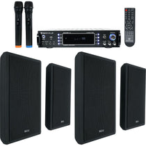 RPA70WBT V2 Karaoke Receiver + RockSlim Black 4-Pack Bundle