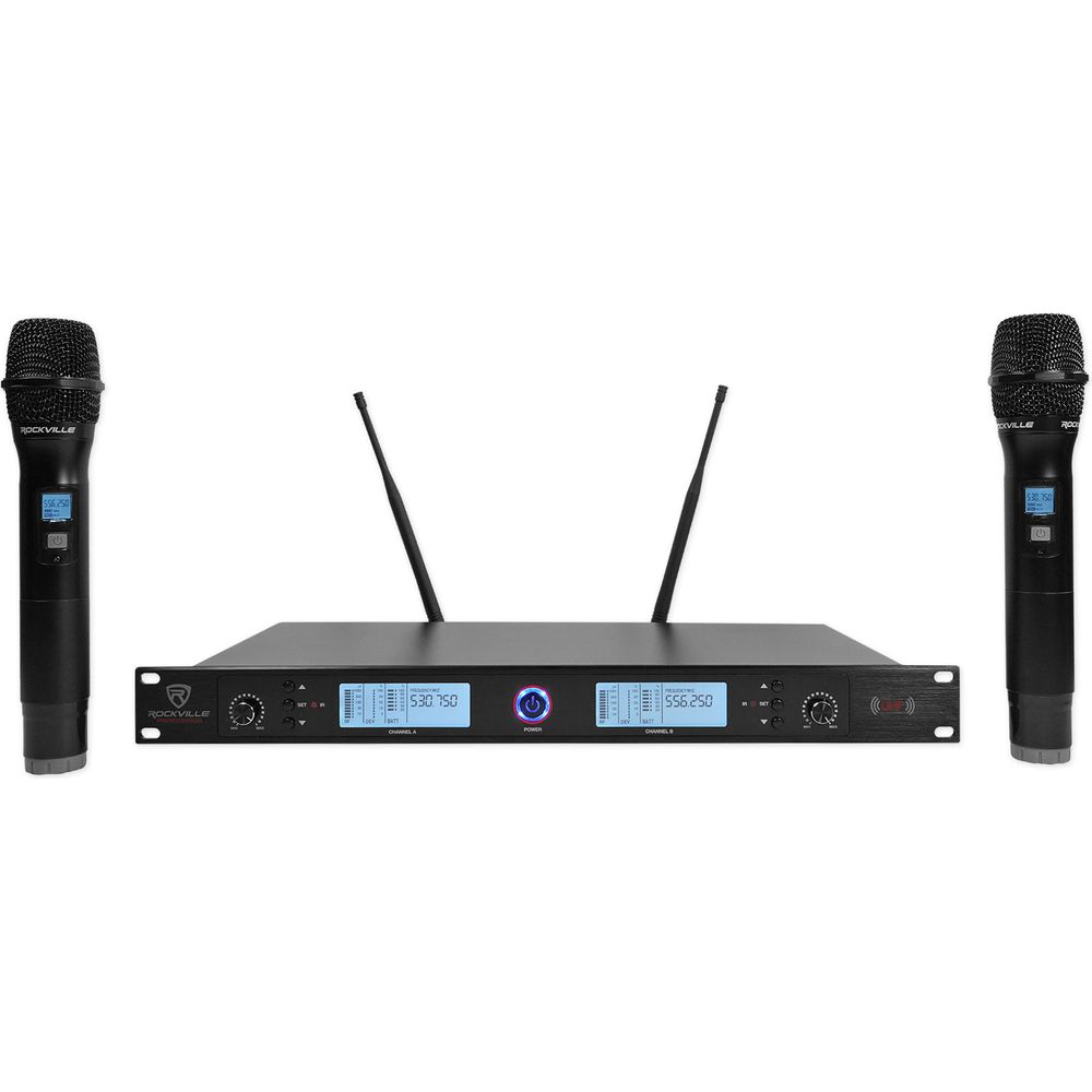 EON208P PA System with Wireless Mics & Stands
