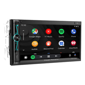 Power Acoustik CPAA-70DM 2-Din 7" Carplay/Android/Bluetooth Car Monitor Receiver