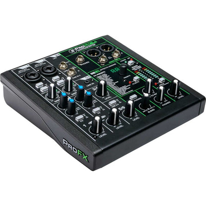 ProFX6v3 6-Channel Pro Effects Mixer w/USB + XLR + 1/4" Cables