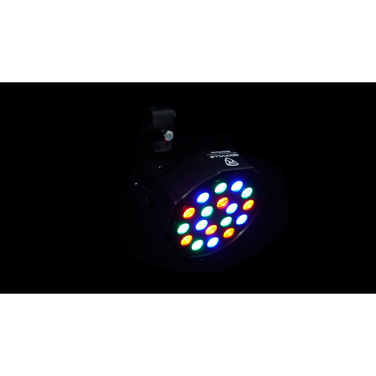 FHB-118 LED RGB DMX LED PAR Can Wash Lights+(2) Cables+Carry Bag