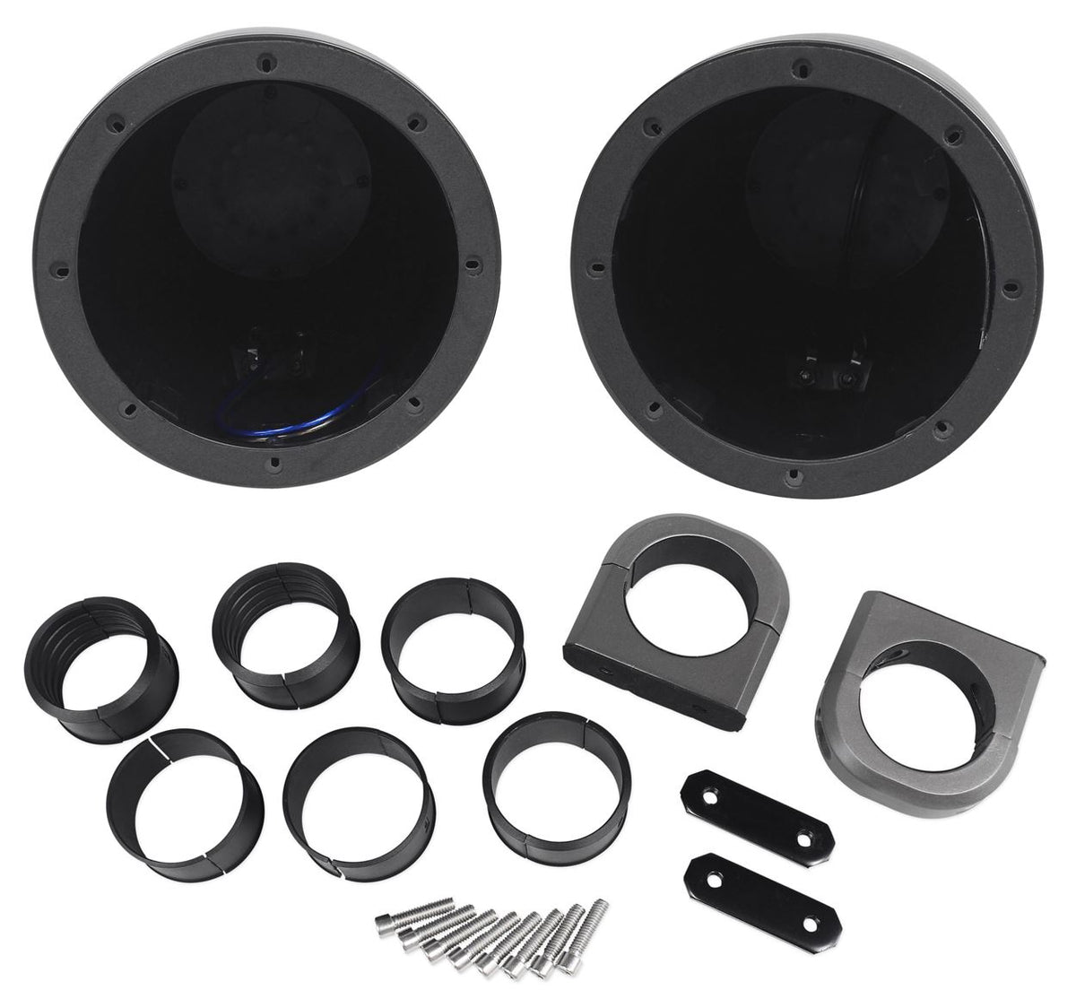 12KMTES Wakeboard Tower Enclosures For 6-Inch + 6.5-Inch Speakers + Covers