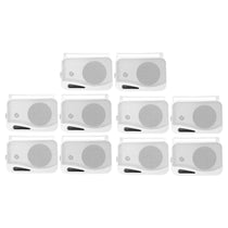 (10) HP4S-8 4" Outdoor/Indoor Home Theater Speakers w/ Swivel Brackets