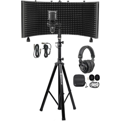 RockShield 3 Isolation Shield + RVES05 Stand + RCM PRO Mic Bundle