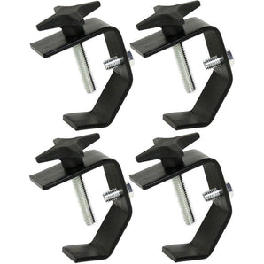 (4) Chauvet CLP-02 Truss Lighting Clamps For Light Mounting Up to 55 LBS CLP02