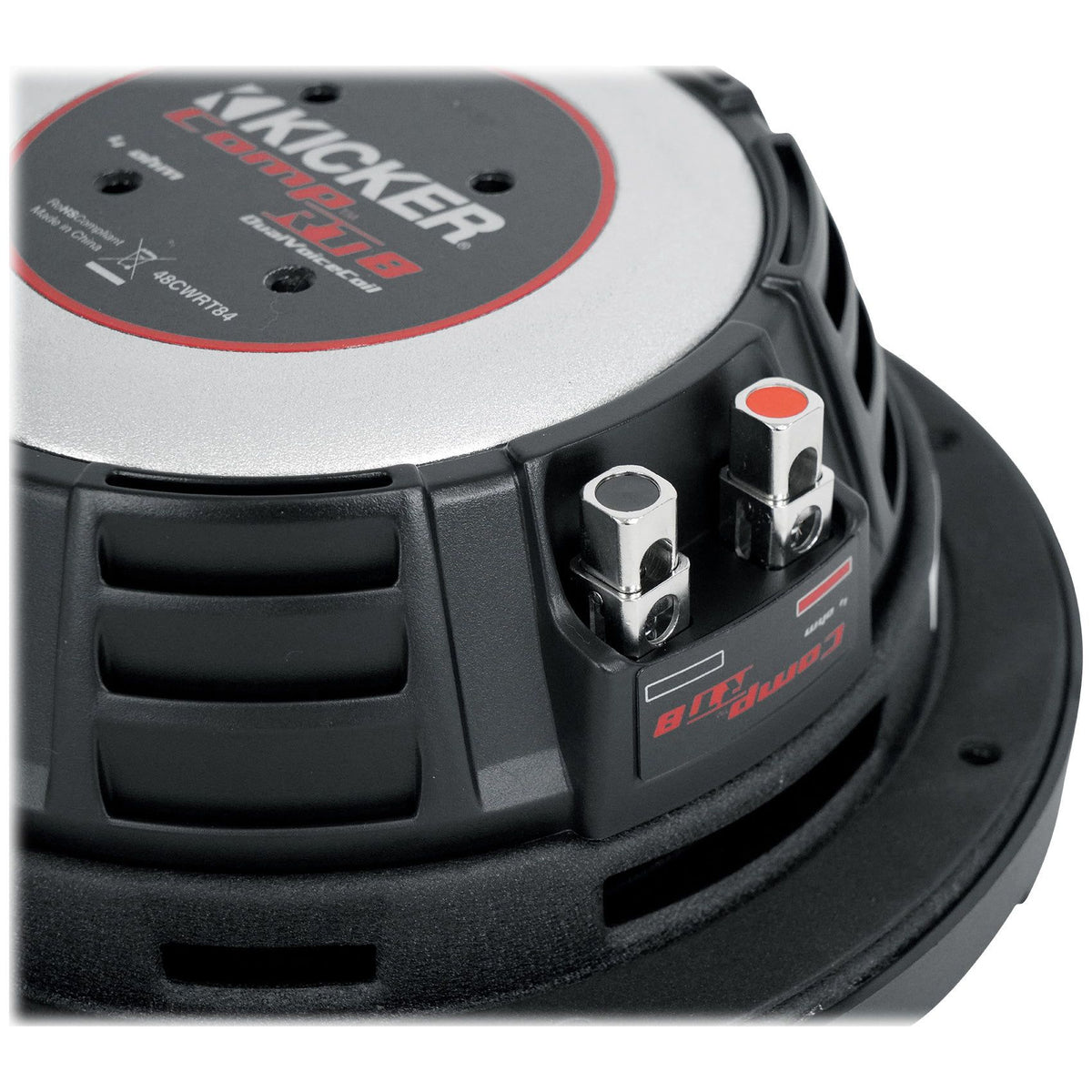 48CWRT84 CompRT8 600W Shallow Slim 8-Inch Subwoofers, DVC 4-Ohm (Pair)