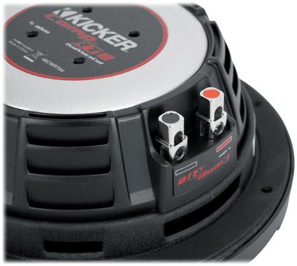Kicker 48CWRT84 COMPRT8 600w 8" Shallow Car Subwoofer Sub+Mono Amplifier+Amp Kit