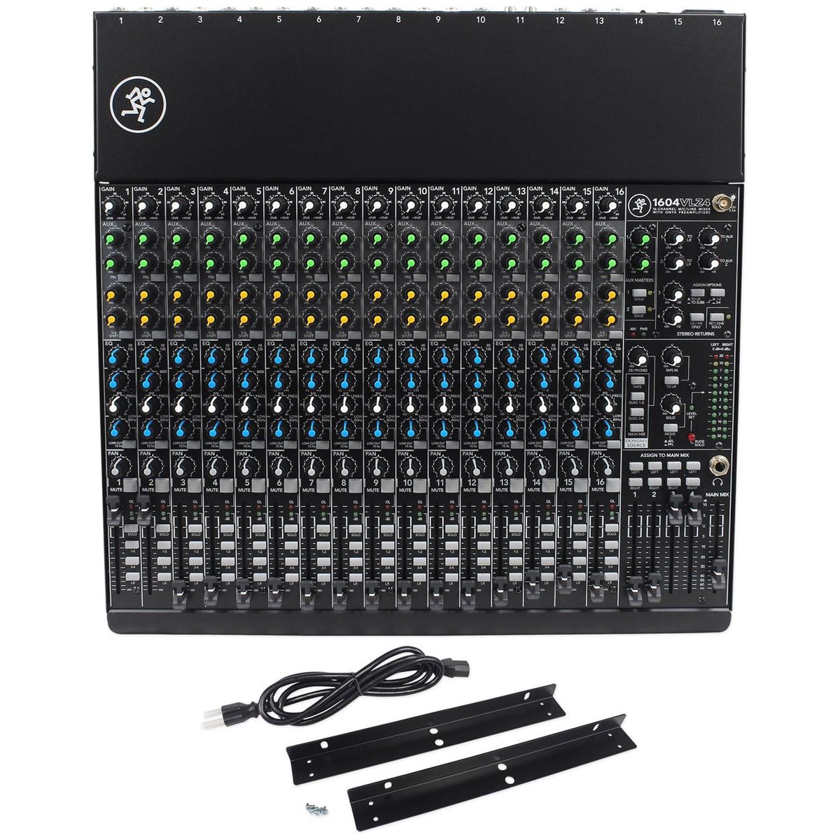 1604VLZ4 16-Channel Mixer, Travel Bag, PRO37 Microphone & (2) XLR Cables