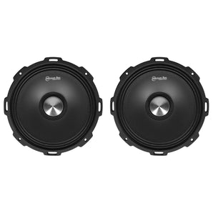 2 American Bass GODFATHER 10" 1000w Slim Open Back Midrange Car Speakers GF 10MR