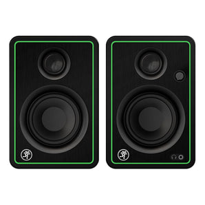 (2) Mackie CR3-X 3" 50w Creative Reference Studio Monitors Speakers + Microphone