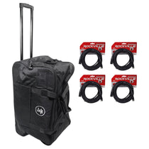 Rolling Speaker Bag for Thump12A/BST with (4) XLR Cables