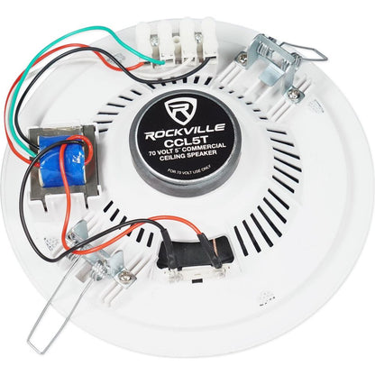 VMA2120 2-Channel Amplifier + (24) CCL5T White Ceiling Speakers