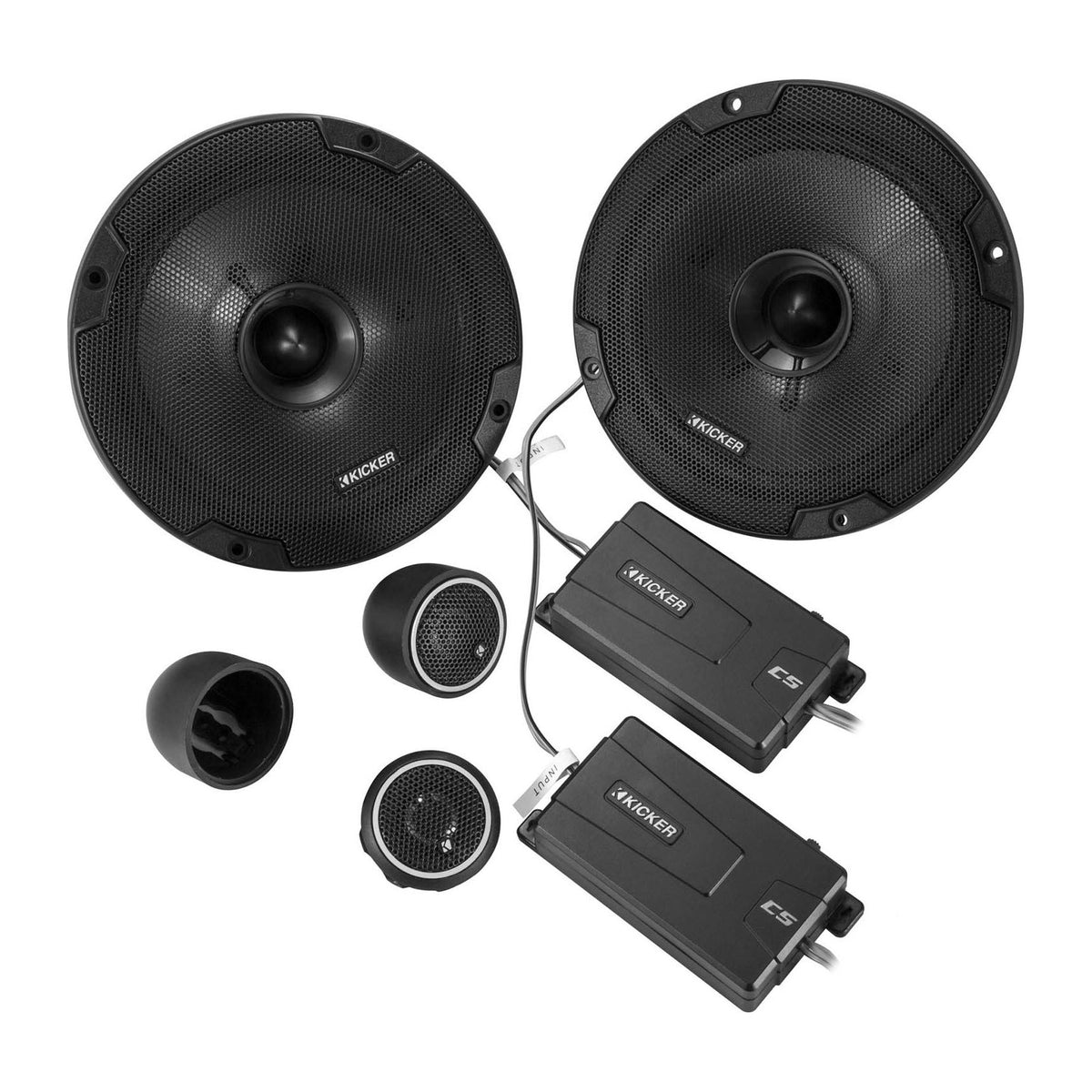 6.75" Component Speaker Set Plus 6.75" Coaxial Speaker Pair