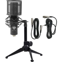 RCM PRO PC Gaming Twitch Microphone Streaming Recording Game Mic+Stand