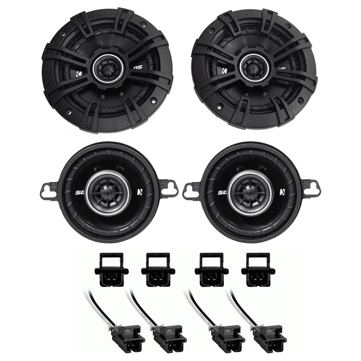 DS Front 3.5" + Side 5.25" Speaker Replacement For 2005-13 Chevy Corvette