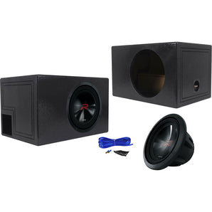 Alpine Type-R R2-W12D2 12" 750w RMS Car Audio Subwoofer+Vented Sub Box Enclosure