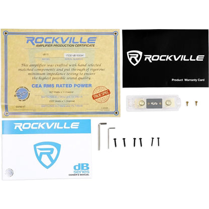 dB15 Mono Amplifier + 0 AWG Copper Amp Kit Bundle