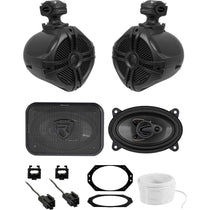 RWB70B Black + RV46.3A 4x6 Speakers Bundle