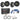 Kicker 46CSC 6.5" Speaker Replacement kit+4-Ch Amp For 2002-2005 Honda Civic Si