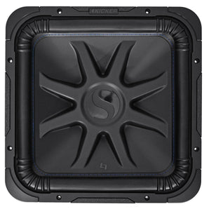 (2) Kicker L7S154 15" 4000w Solo Baric L7 Car Subwoofers+Vented Sub Box+Wire Kit