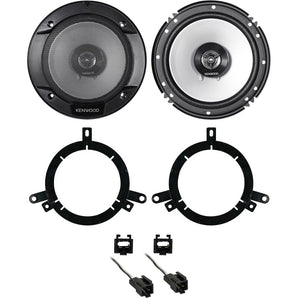 Kenwood 6.5" Front Factory Speaker Replacement Kit For 2002-2006 Dodge Neon