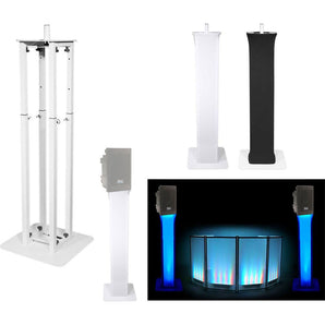 (1) Rockville White Totem Stand For Anchor Audio Explorer EXP-7500 8" Speaker