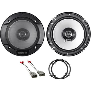 Front 6.5" Kenwood Factory Speaker Replacement Kit For 2003-2007 Honda Accord