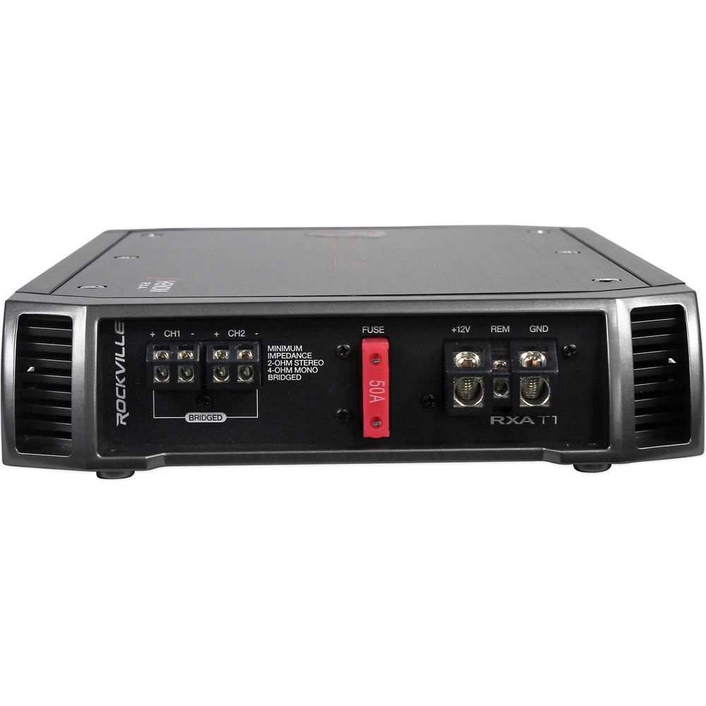 Rockville K5 W10K5S4 10" 1200 Watt 4 Ohm Car Audio Subwoofer+Amplifier+Amp Kit