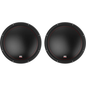 (2) MTX 3512-02 12" 1000 Watt Peak SVC 2-ohm Car Audio Subwoofers Subs