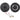 Rockville 6.5" Front Factory Speaker Replacement Kit For 2003-08 Toyota Corolla