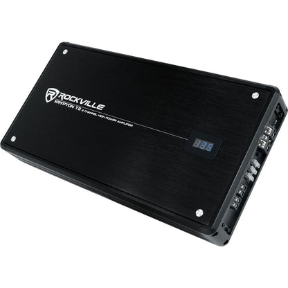 KRYPTON T2 Car Amplifier + 4 AWG Amp Wiring Kit Bundle