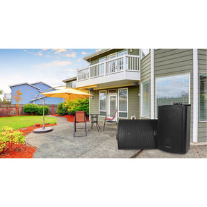 2) Rockville HP5S-8 Black 5.25" Outdoor Patio Backyard Garden Swivel Speakers