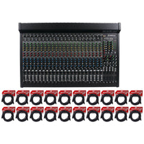 2404VLZ4 24-Channel FX Mixer & (20) 20' XLR Cables