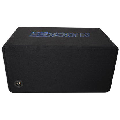 Kicker 44DL7S122 Dual 12" 3000w L7 Solo-Baric L7S Loaded Subwoofer Box+Amp+Wires