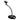 Rockville RDMS6 Studio Desktop Mic Stand w 11.8" Gooseneck+Round Weighted Base