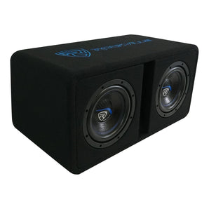 Rockville DV8K52 Dual 8" K5 Car Subwoofers+Vented Sub Enclosure+MTX Amplifier