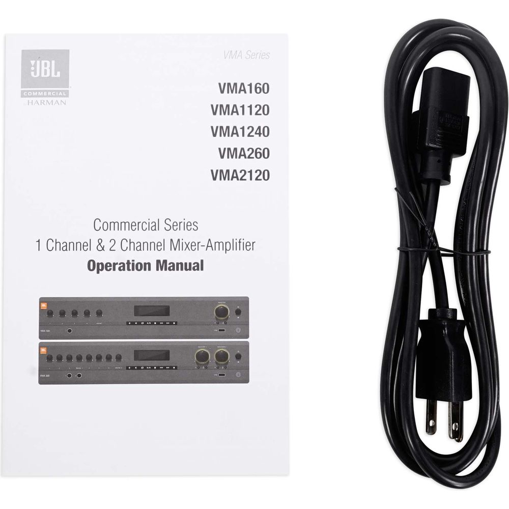 VMA260 8-Input Amplifier + (12) JBL 8128 8" Ceiling Speakers